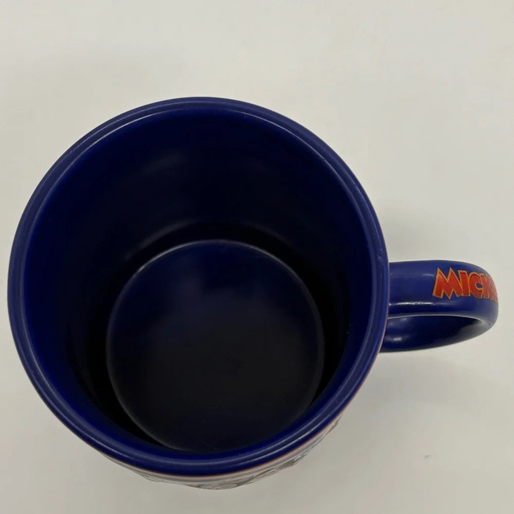Disney Blue Mickey Mouse 75th Anniversary Raised 3D Mug - Picture 5 of 6